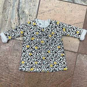 EUC Petit Bateau baby dress size 3 months 60 cm